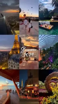 2024 Summer Capcut Template Video