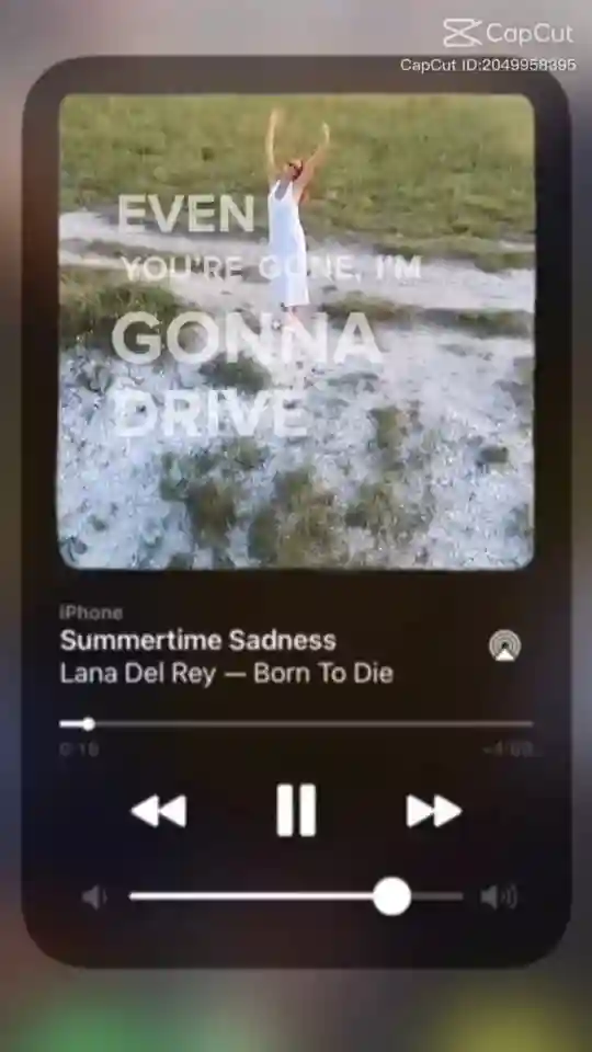 Summertime Sadness Capcut Template Video