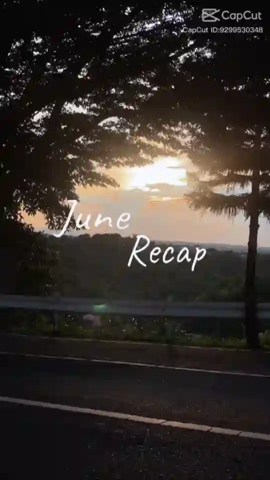 June Recap Capcut Template Video