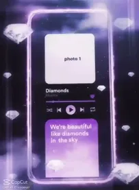 Diamond In The Sky Capcut Template Video