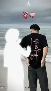 Glowing Person Capcut Template Video