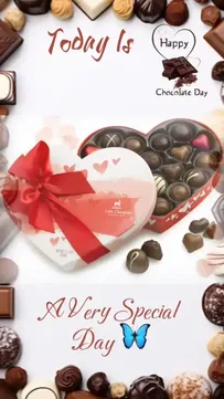 Happy Chocolate Day Capcut Template Video