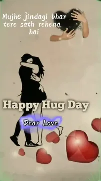 Happy Hug Day Capcut Template Video