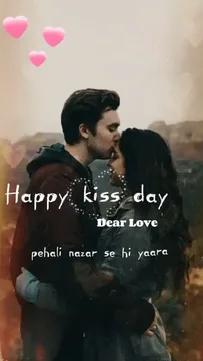 Happy Kiss Day Capcut Template Video