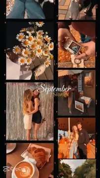 September Dump Capcut Template Video