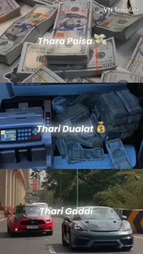 Thara Paisa Thari Daulat Capcut Template Video