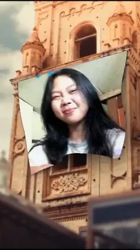 Unroll The Curtain Capcut Template Video